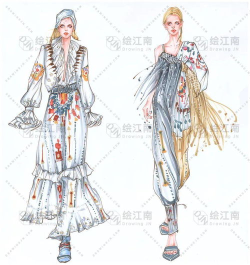 前輩足跡 繪江南——2020學(xué)年服裝設(shè)計(jì)手繪作業(yè)展，探索產(chǎn)品設(shè)計(jì)的詩意棲居